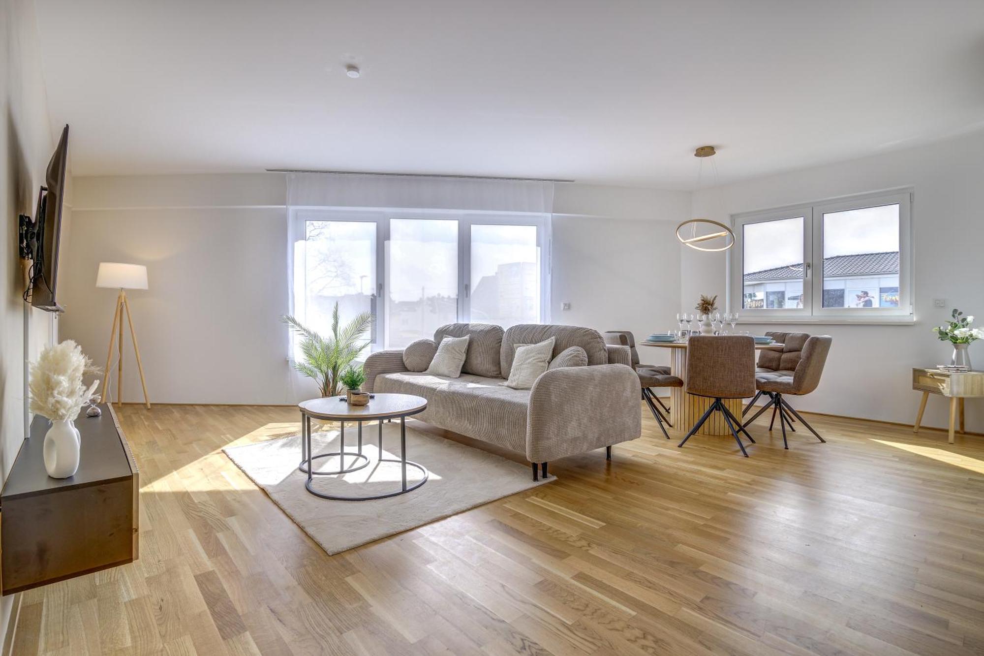 Exklusive 3-Zimmer Luxus-Maisonette In Hochheim - Naehe Frankfurt Flughafen, Wiesbaden Und Mainz Hochheim am Main Eksteriør bilde
